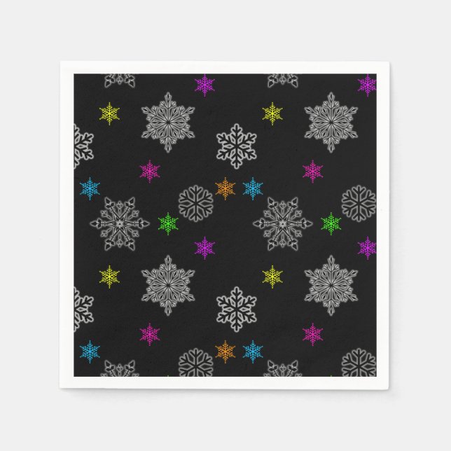 Helle Snowflake Napkins Serviette (Vorderseite)