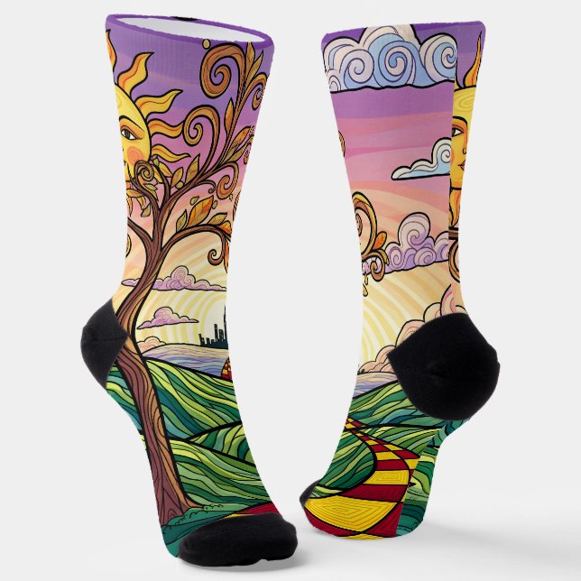 Helle Socken 0035764 (Gewinkelt)