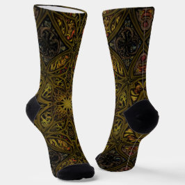 Helle Socken Ausgefeilte nahtlose Muster 0039286