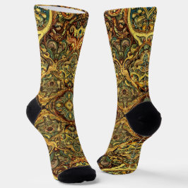 Helle Socken Ausgefeilte nahtlose Muster 0039295
