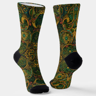 Helle Socken Ausgefeilte nahtlose Muster 0039305