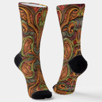 Helle Socken Ausgefeilte nahtlose Muster 0039310