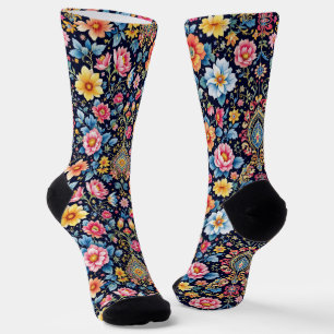 Helle Socken Ausgefeilte Nahtlose Muster 0039376