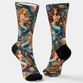 Helle Socken Ausgefeilte nahtlose Muster 0047410