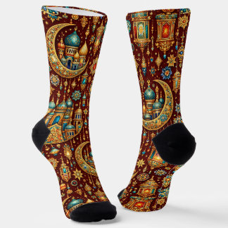Helle Socken Ausgefeilte nahtlose Muster 0047413