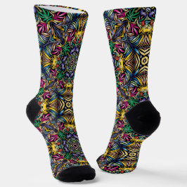 Helle Socken Fraktal Nahtlose Muster 0042016