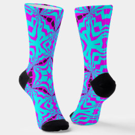 Helle Socken Fraktal Nahtlose Muster 0042019