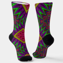 Helle Socken Fraktal Nahtlose Muster 0042022