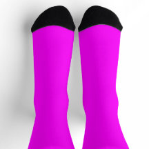Helle Socken RANDOPIX Einfarbig Magenta-Fuchsia