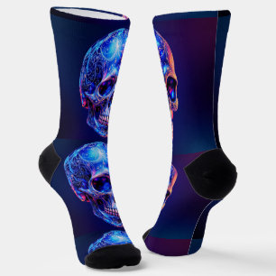 Helle Socken Totenkopf Bilder 0037640
