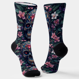 Helle Socken Totenkopf Bilder 0037652