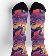 Helle Socken UNISEX Drachenfeuer 0040759