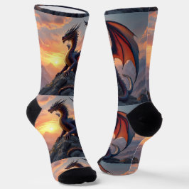 Helle Socken UNISEX Rock Drache 0040761