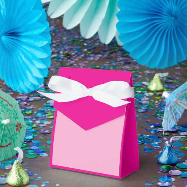 Helle Solid Hot Pink Gefälligkeitsboxen für Party Geschenkschachtel (Party)