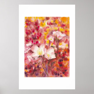 Helle Sommer-Butterblumen Poster