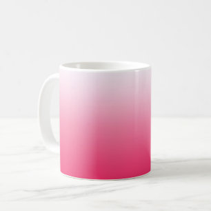 Helle Sommer Rot und Weiß Gradienten Ober Kaffeetasse