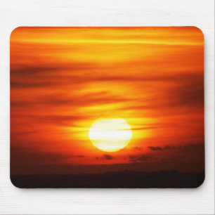 Helle Sonne bei Sonnenuntergang, Jersey Mousepad
