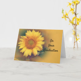 Helle Sonnenblume Abschluss für jede Karte