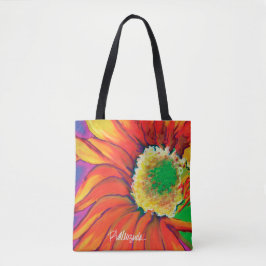 Helle Sonnenblume-BlumenTasche Tasche
