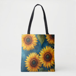 Helle Sonnenblume Totbeutel Tasche