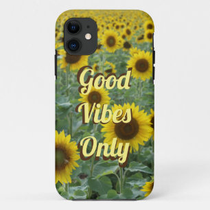 Helle Sonnenblumen nur gute Tiere Case-Mate iPhone Hülle