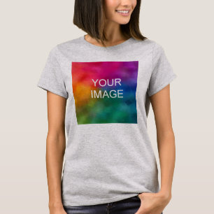 Helle Stahlfarbe Moderne Vorlage T-Shirt