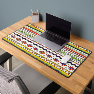 Helle Stammesdesign Schreibtischunterlage