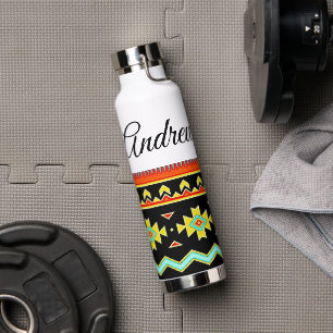 Helle Stammesdesigns personalisiert Trinkflasche