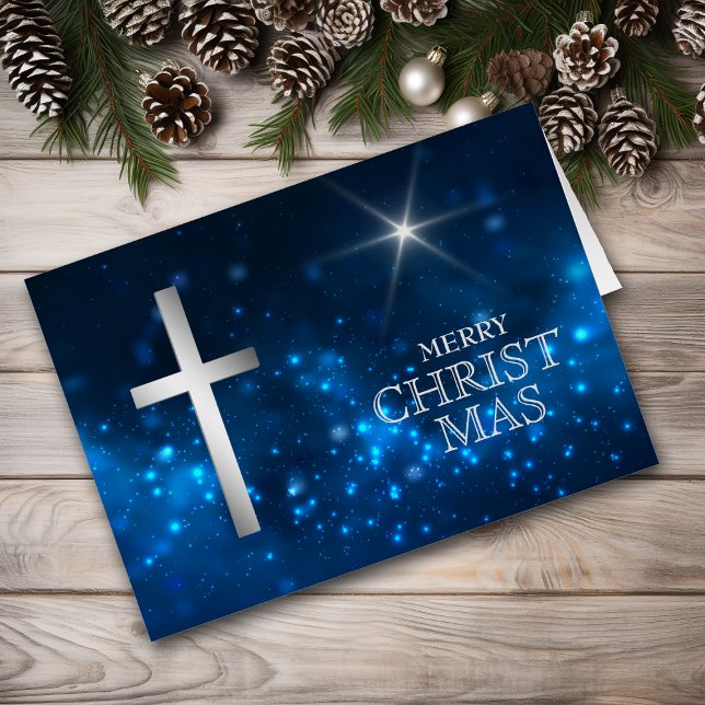 Helle Star Christlich Silver Cross Weihnachten (Von Creator hochgeladen)
