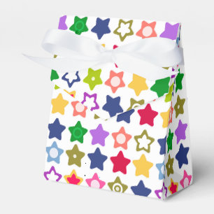 Helle Sterne Geschenkschachtel
