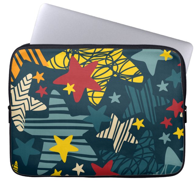 Helle Sterne und Punkte Case-Mate iPhone Fall Trif Laptopschutzhülle (Vorderseite)