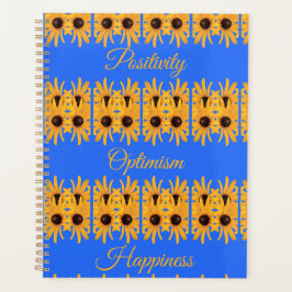 Helle Sun Gelbe Blumen Inspirational Royal Blue Planer