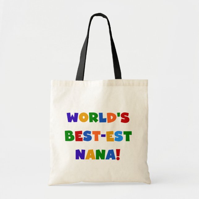 Helle T - Shirts des Gut-est Nana der Welt Farb Tragetasche (Vorne)