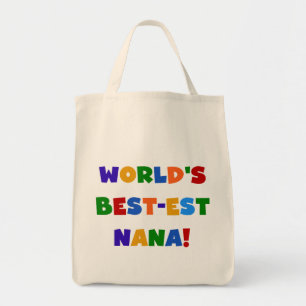 Helle T-Shirts des Gut-est Nana der Welt Farb Tragetasche