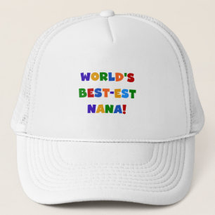 Helle T - Shirts des Gut-est Nana der Welt Farb Truckerkappe