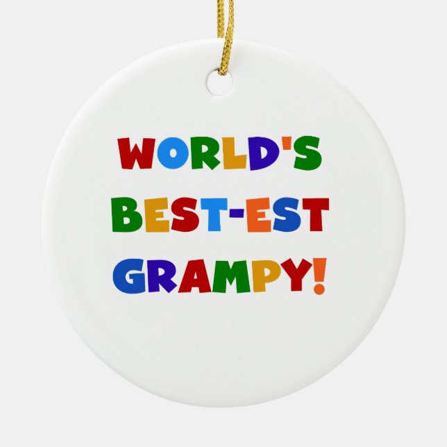 Helle T - Shirts und Geschenke Farbc$gut-est Keramikornament (Vorne)