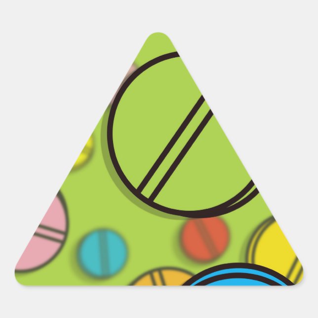 Helle Tabletten Dreieckiger Aufkleber (Vorderseite)