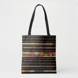 Helle Tribal Streifen Handgefertigte Muster Tasche