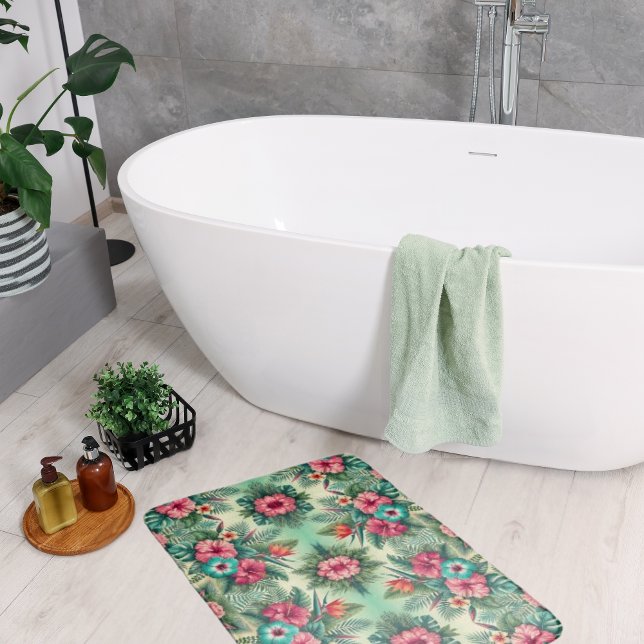 Helle Tropen Badematte (Von Creator hochgeladen)