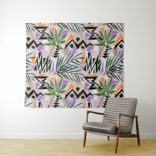 Helle tropische hawaiianische Darstellung, Wandteppich
