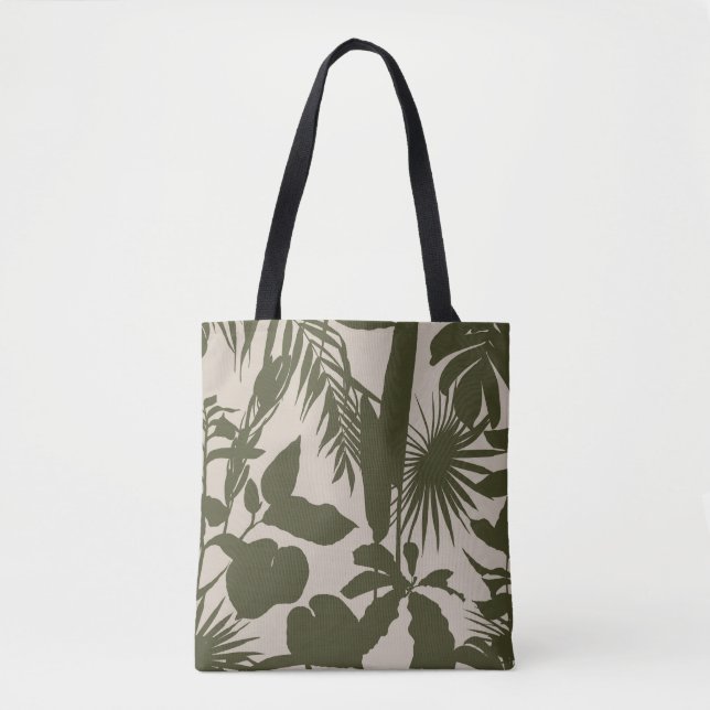 Helle tropische Regenwalddarstellung. Tasche (Vorderseite)