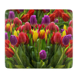 Helle Tulips Schneidebrett
