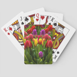 Helle Tulips Spielkarten