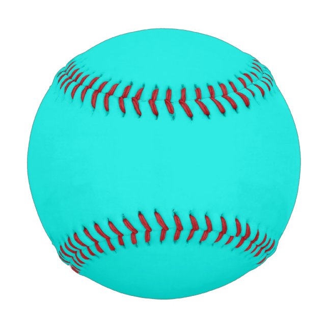 Helle türkisfarbene Farbe Baseball (Vorderseite)