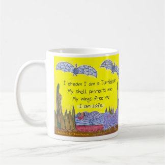 Helle turtlebats Gedicht-Tasse Kaffeetasse