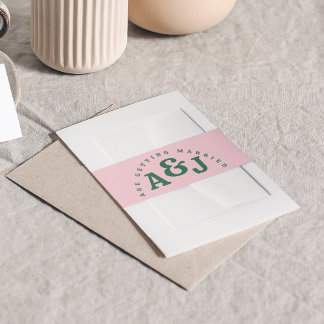 Helle und fette Retro Einladungsbanderole