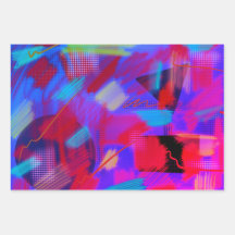 Helle und fröhliche Abstrakte Digitale Kunst 3 Far