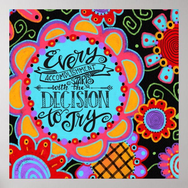 Helle und fröhliche Leistung Poster (Vorne)