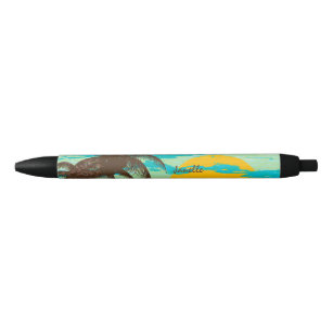 Helle und klare Sommer-Palmen Kugelschreiber