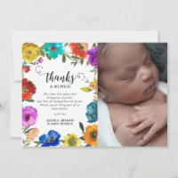 Helle und kühne Floral Baby Dusche